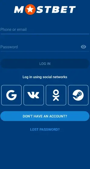 Mostbet App Login